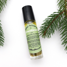 Load image into Gallery viewer, Abundance Herb and Crystal Infused Oil Roller - Cinnamon Grapefruit Scent