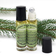 Load image into Gallery viewer, Abundance Herb and Crystal Infused Oil Roller - Cinnamon Grapefruit Scent