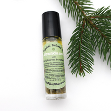 Load image into Gallery viewer, Abundance Herb and Crystal Infused Oil Roller - Cinnamon Grapefruit Scent