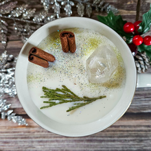 Load image into Gallery viewer, Holiday Tea Cup Candle - Cozy Cabin
