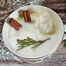 Load image into Gallery viewer, Holiday Tea Cup Candle - Cozy Cabin