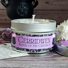 Load image into Gallery viewer, Cerridwen Goddess Soy Wax Candle (Divine Elegance) - 6 oz
