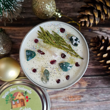 Load image into Gallery viewer, Cozy Cabin Soy Wax Candle - 6 oz Holiday Scented Soy Candle