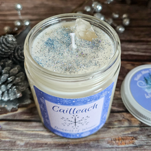 Load image into Gallery viewer, The Cailleach Goddess of Winter Candle (Winter Woods) - 9 oz