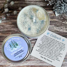 Load image into Gallery viewer, The Cailleach Goddess of Winter Candle (Winter Woods) - 6 oz