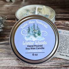 Load image into Gallery viewer, The Cailleach Goddess of Winter Candle (Winter Woods) - 6 oz