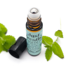 Load image into Gallery viewer, Just Breathe Essential Oil Blend Roll On - Eucalyptus, Peppermint, Rosemary, and Lavender