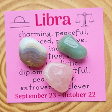 Load image into Gallery viewer, Libra gemstones set of 3