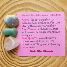 Load image into Gallery viewer, 3 gemstones for Libra