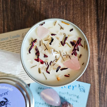 Load image into Gallery viewer, Hand poured soy wax candle for zodiac sign cancer