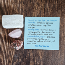 Load image into Gallery viewer, Crystals for cancer zodiac