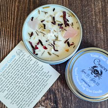 Load image into Gallery viewer, Cancer astrology candle hand poured with soy wax and phthalate free fragrance
