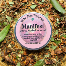 Load image into Gallery viewer, Manifest Loose Herbal Incense Blend