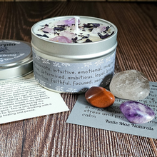 Load image into Gallery viewer, Candle and gemstones gift set for Scorpio