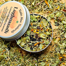 Load image into Gallery viewer, Lughnasadh Herbal Incense – Yarrow Peppermint Harvest Blend for Gratitude, Abundance & Lammas Rituals