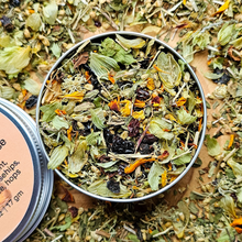 Load image into Gallery viewer, Lughnasadh Herbal Incense – Yarrow Peppermint Harvest Blend for Gratitude, Abundance & Lammas Rituals