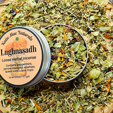 Load image into Gallery viewer, Lughnasadh Herbal Incense – Yarrow Peppermint Harvest Blend for Gratitude, Abundance & Lammas Rituals