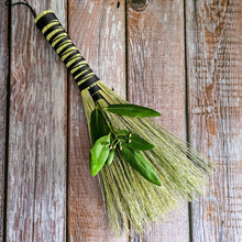 Load image into Gallery viewer, Handmade Hawktail Whisk Broom with Bay Leaf - Decorative Broom