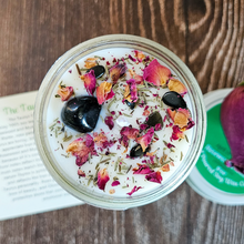 Load image into Gallery viewer, Soy candle with crystals for zodiac sign Taurus