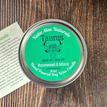 Load image into Gallery viewer, Taurus soy candle