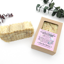 Load image into Gallery viewer, Lavender Eucalyptus Herb Infused Soap with Lavender Flower Powder
