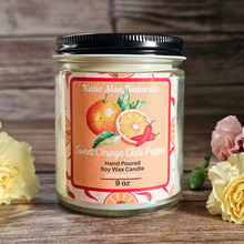 Load image into Gallery viewer, Sweet Orange Chili Pepper Soy Wax Candle - 9 oz