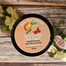Load image into Gallery viewer, Sweet Orange Chili Pepper Soy Wax Candle - 9 oz