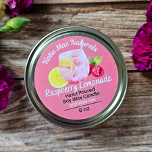 Load image into Gallery viewer, Raspberry lemonade soy wax candle