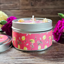 Load image into Gallery viewer, Raspberry lemonade soy wax candle