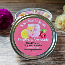 Load image into Gallery viewer, Raspberry lemonade soy candle 
