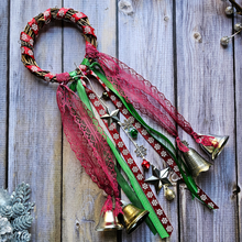 Load image into Gallery viewer, Yule Witches Bells Christmas Door Wreath