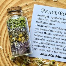 Load image into Gallery viewer, Peace Spell Bottle