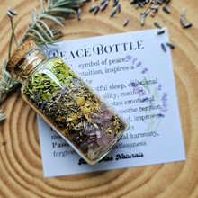 Load image into Gallery viewer, Peace Spell Bottle
