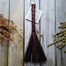 Load image into Gallery viewer, Mini Hawk Tail Whisk Broom in Red and Black