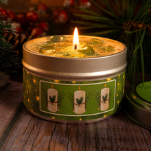 Load image into Gallery viewer, Holiday Thyme Soy Candle – Bayberry & Pine Handcrafted Holiday Candle