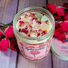 Load image into Gallery viewer, Aphrodite Goddess Candle – Crystal Candle Inspired by the Goddess of Love & Beauty