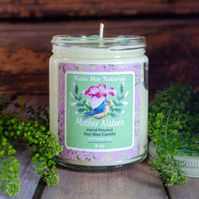 Load image into Gallery viewer, Mother Nature Soy Candle – Botanical Floral & Earthy Handcrafted Candle