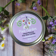 Load image into Gallery viewer, Pixie Garden Soy Wax Candle - 6 oz