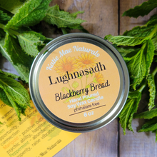 Load image into Gallery viewer, Lughnasadh Ritual Candle – Blackberry Bread Soy Candle for Harvest, Gratitude & Late Summer Rituals