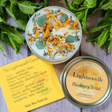 Load image into Gallery viewer, Lughnasadh Ritual Candle – Blackberry Bread Soy Candle for Harvest, Gratitude & Late Summer Rituals