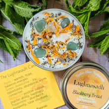 Load image into Gallery viewer, Lughnasadh Ritual Candle – Blackberry Bread Soy Candle for Harvest, Gratitude & Late Summer Rituals