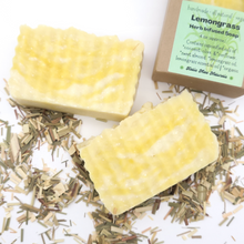 Load image into Gallery viewer, Lemongrass Soap Herb Infused Natural Bar Soap