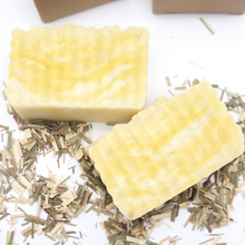 Load image into Gallery viewer, Lemongrass Soap Herb Infused Natural Bar Soap