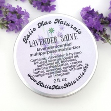 Load image into Gallery viewer, Herbal infused organic Lavender salve