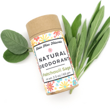 Load image into Gallery viewer, Patchouli Sage Natural Natural Deodorant - Zero Waste