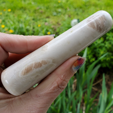 Load image into Gallery viewer, 4 inch rainbow Moonstone massage wand