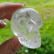 Load image into Gallery viewer, 2 inch clear quartz crystal skull