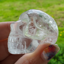 Load image into Gallery viewer, 2 inch clear quartz crystal skull