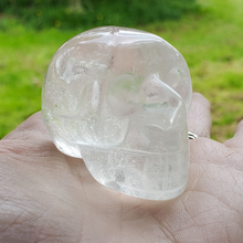 Load image into Gallery viewer, 2 inch clear quartz crystal skull