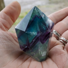 Load image into Gallery viewer, Rainbow fluorite crystal point